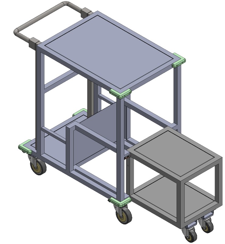 Auto brake trolley