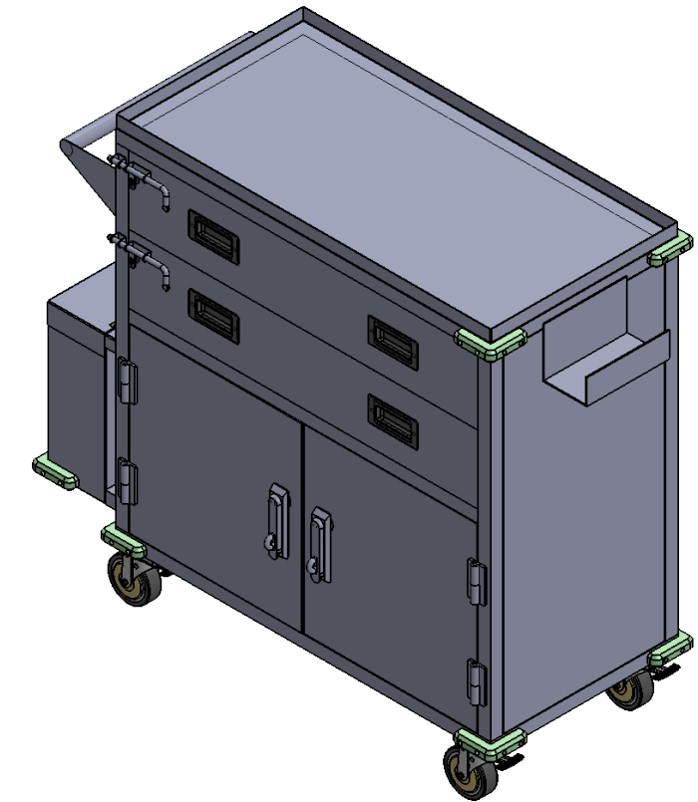 Trolley for PM process